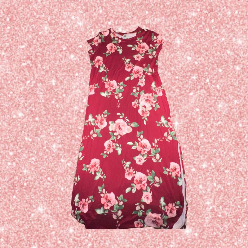Rose Maxi Red Dress